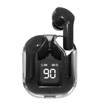 Echtes kabelloses Bluetooth-Headset, transparentes Design mit LED-Digitalanzeige, Stereo-Sound, Image