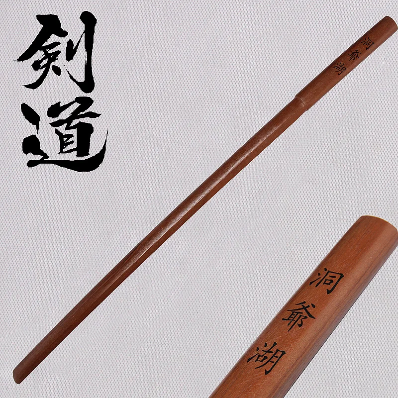 Katana Practice Bokken, PU-Riemenhülle, Holzstab, japanische Samurai-Schwerter aus Holz, neue Markenversorgung Image