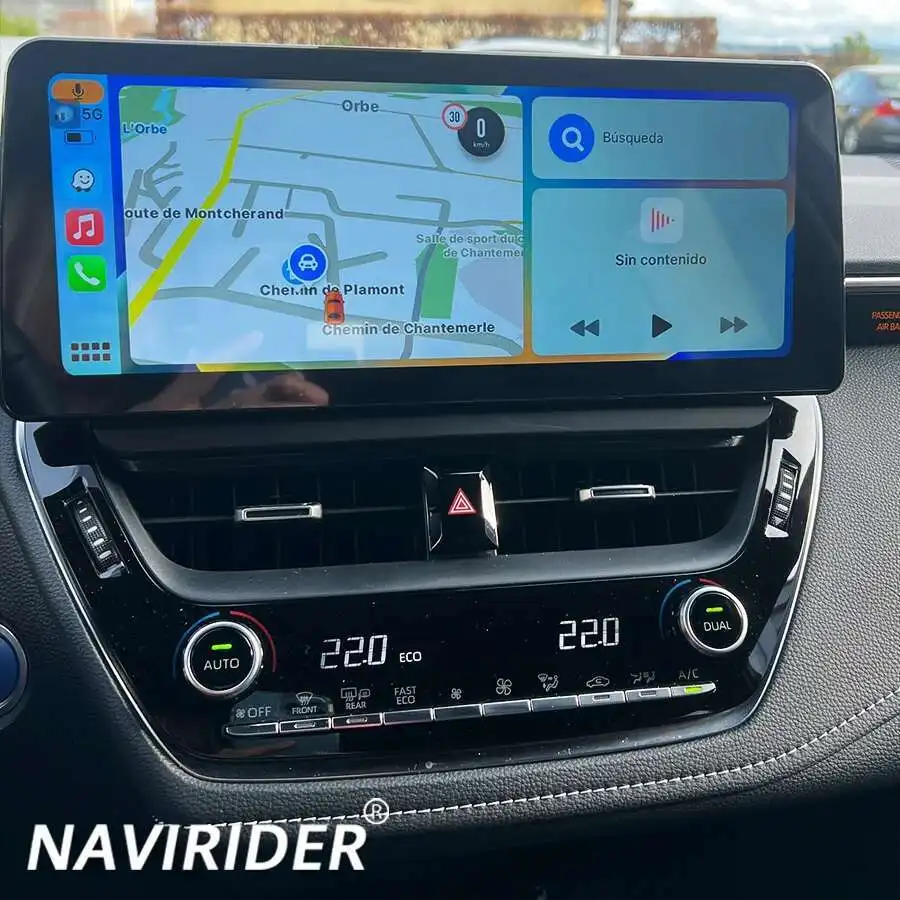 12,3 Zoll Für Toyota Corolla 2019 2020 2021 2022 2023 E210 Drahtlose Carplay Android Auto Radio Auto Multimedia Video Player GPS Image