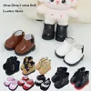 10 cm/20 cm Baumwolle Puppe Leder Schuhe Kleidung Zubehör Puppen Casual Wear Schuhe Mode Leder Stiefel DIY Puppe geschenk Spielzeug