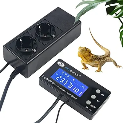 Digitaler LCD-Thermostat-Temperaturregler für Reptilien-Terrarium-Schalter Image