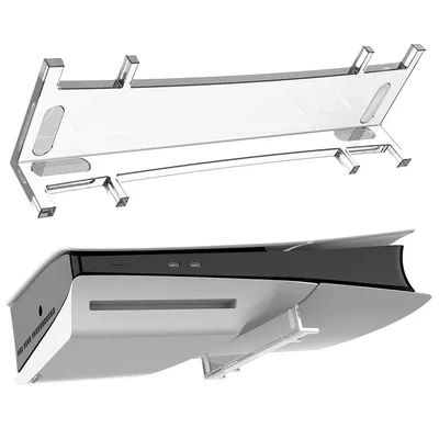 Für ps5 schlanke horizontale Konsolen ständer Desktop Base Support Halter Platz sparen Host Storage Image