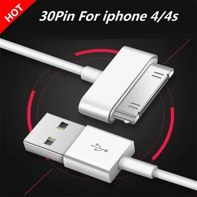 30-poliges USB-Ladekabel für iPhone 4 4s 3g 3gs iPad 1 2 3 iPod-Adapter Zubehör Nano-Touch-Lade datenkabel USB-Ladegerät