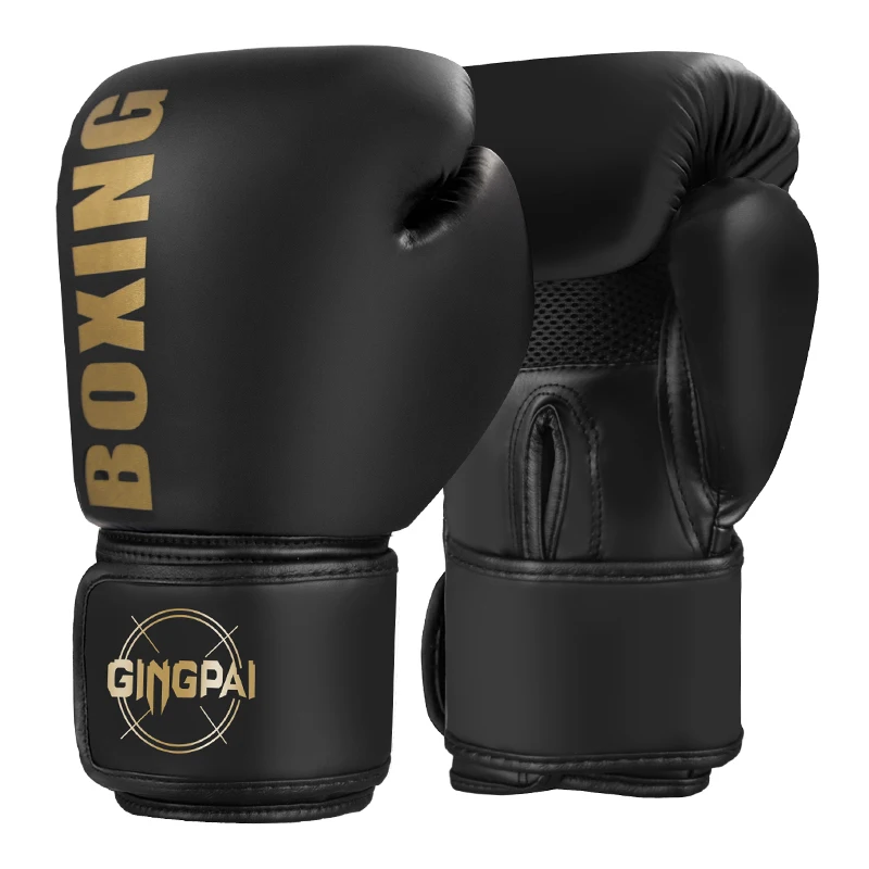 Neue Pro Boxhandschuhe für Damen Herren Sanda Training Sandsäcke Muay Thai Combat Fight Erwachsene Kickboxhandschuhe Image