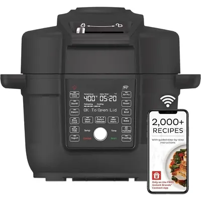 Instant Pot 6.5 Quart Duo Crisp Ultimate Lid with WIFI, 13-in-1 Air Fryer and Pressure Cooker Combo,