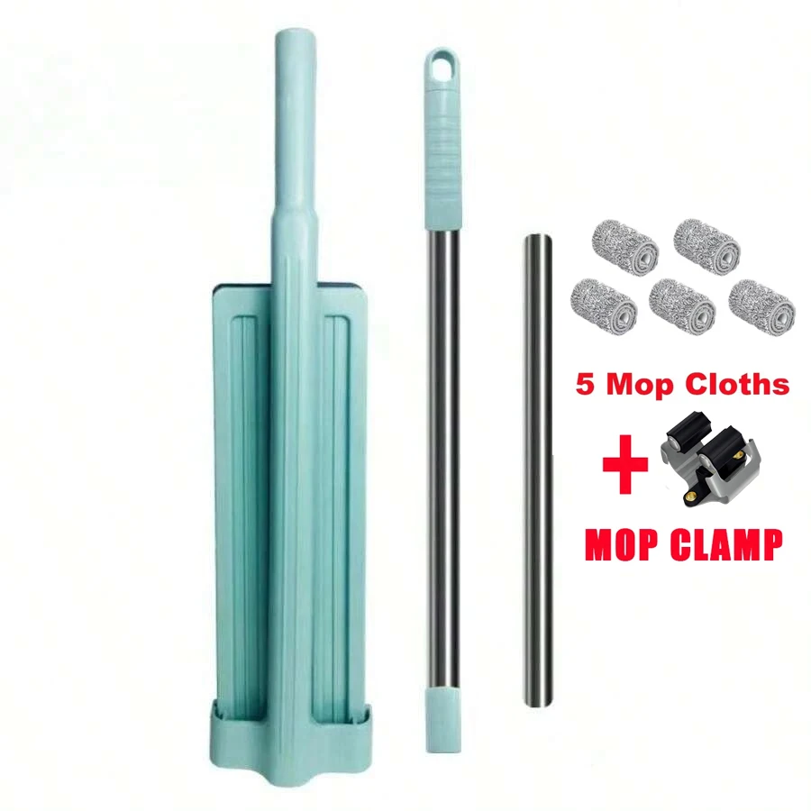 Neuer 2025, freihändiger Flachbildschirm-Kratzmopp, Lazy Mop, rotierender Vibrato, neue Mopp-Pads, Lazy Mop, Haushaltsreiniger-Werkzeuge Image