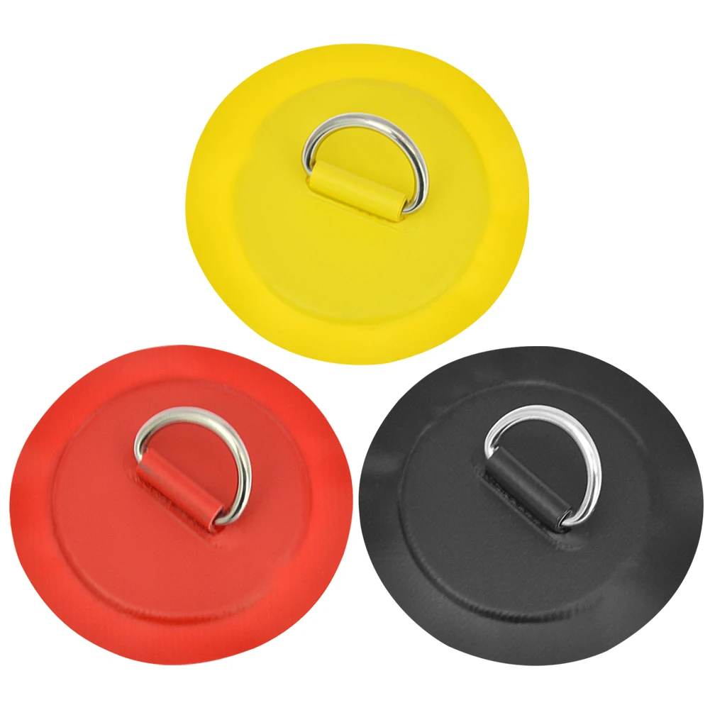 8cm D-Ring Patch Stand Up Paddel Ring Patch Meerwasser beständiger Sup D-Ring Patch D-Ring PVC Patch für Schlauchboot Kajak Image