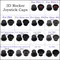 10 stücke Für PS2 PS3 PS4 PS5 Xbox One 360 Serie S X WiiU NGC Gamepad Controller 3D Analog Joystick pilz Stick Grip Kappe