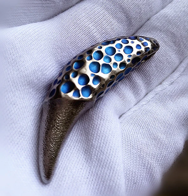 Mackwalker Reinem Titan Mode Wolf Zähne Anhänger Image