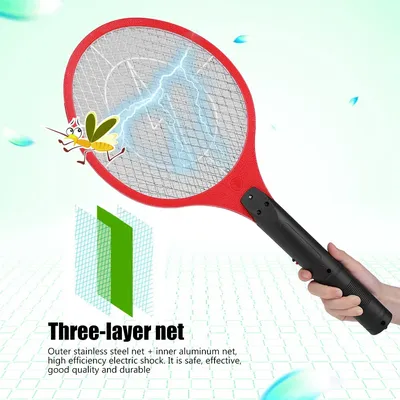 Elektrische Fliegen klatsche elektrische Insekten klatsche kabellose wiederauf ladbare elektrische Fliegen mücken klatsche Bug Zapper Schläger Insekten vernichter