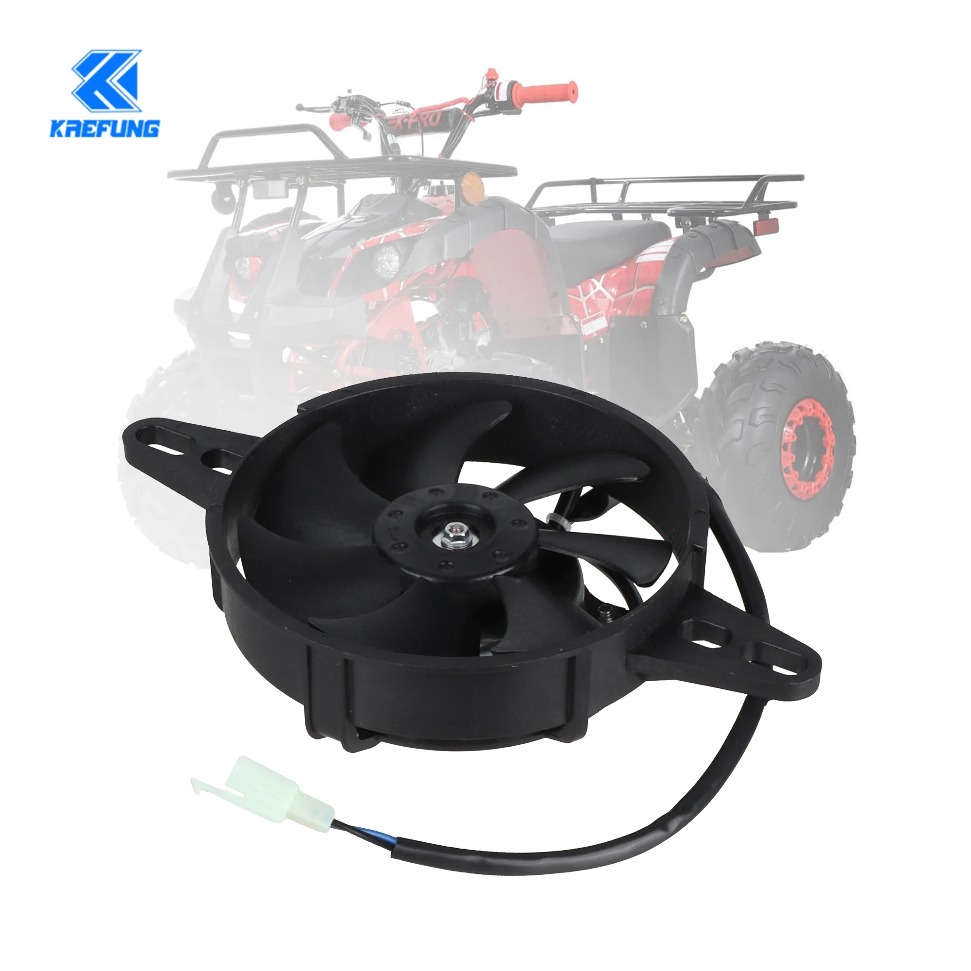 Motorkühler, Kühlöl, Wasserkühler, Lüfter, Motorrad-Lüfter für 150 cc, 200 cc, 250 cc ATV, 4WD Go Kart, 12 V Image