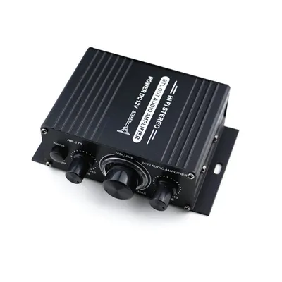 Ak170 12v mini 400w hifi digitaler stereo audio verstärker fm verstärker im amp auto heim radio theater hot stock mikrofon