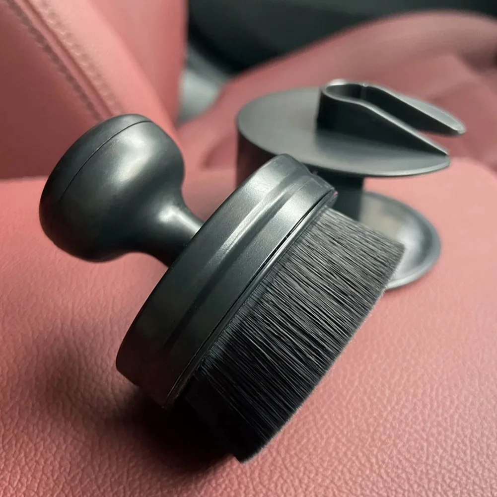 Tragbare tragbare Reifenglanz-Applikatorbürste mit hoher Dichte für das Auto mit Halter Image