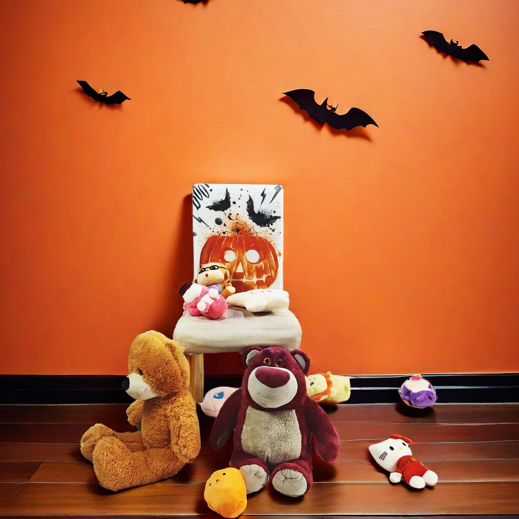 2 stücke. halloween Stuhl rücken abdeckung, Feiertags dekoration, elastische Stuhl rücken abdeckung Image