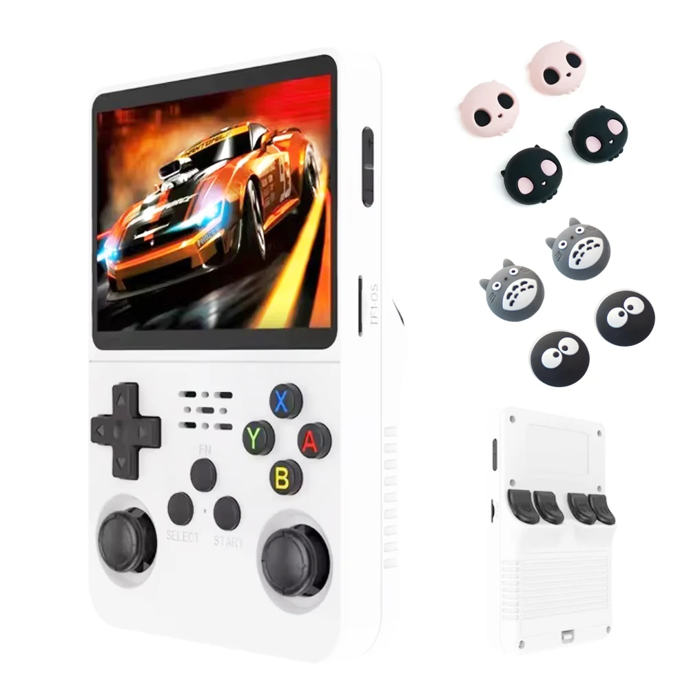 4 teile/los Silikon Thumb-Stick Caps Grip Analog Joystick Caps für R36S R35S R35Plus RGB20S K36 RG40XXV Retro Spiel Zubehör Image