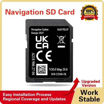 A218 V20 SD-Karte für Mercedes CLA ab 2014 Auto Garmin Sat NAV Update 2025 Europa Karte A2189062704 Image