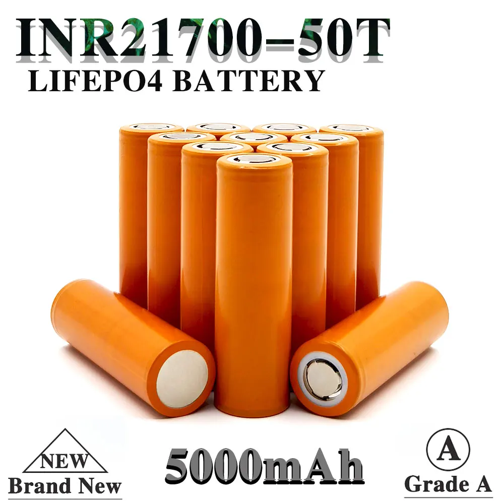 5000 mAh INR21700-50T Original-Akku 21700 3,7 V 5,0 Ah 30 A hohe Entladung, super große Kapazität für Elektrowerkzeuge, Taschenlampen usw. Image
