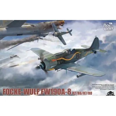 Border BF-009 Plastikmodellbausatz Focke-Wulf Fw190 A-8 4in1 (R2/R6/R7/R8) im Maßstab 1:35 Image