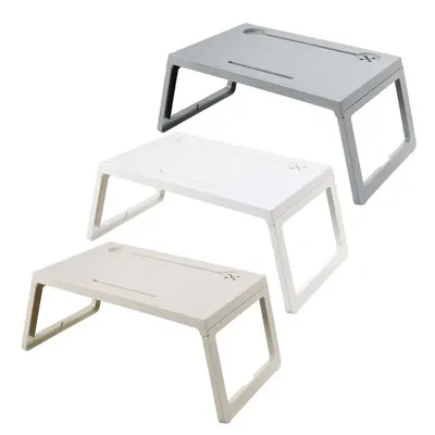 Laptop Bed Table Foldable Laptop Desk Stand Breakfast Tray Foldable Notebook Laptop Table Heavy Load