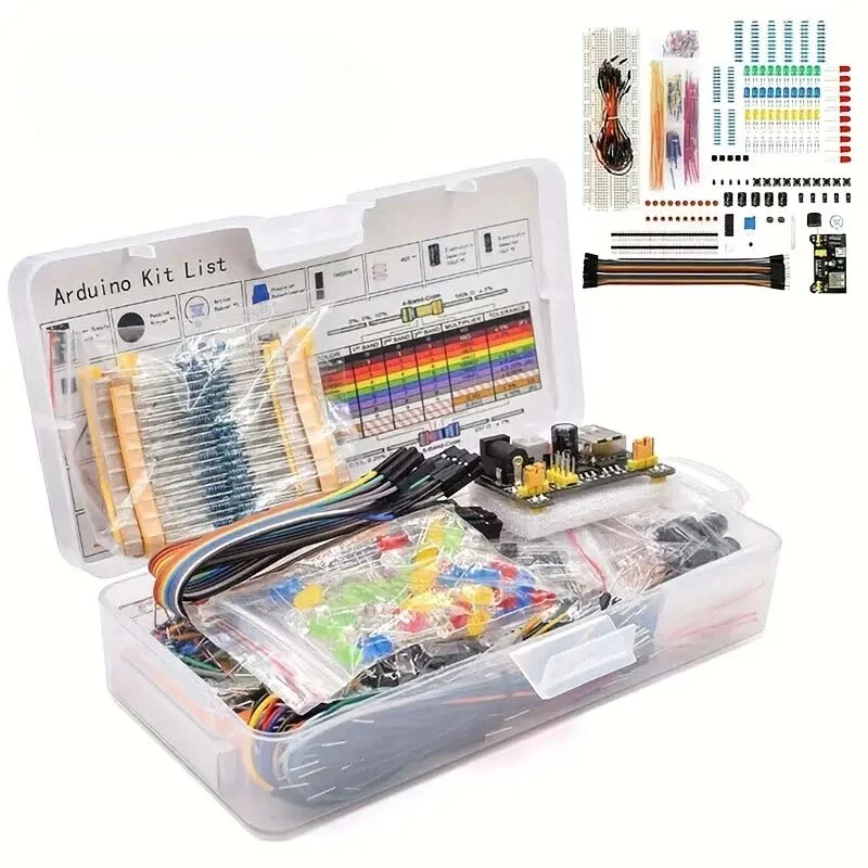 830 Teile/schachtel DIY Projekt Starter Kit Für Arduino UNO R3 Kit Elektronische DIY Kit Elektronische Komponenten Set Mit Tie-punkte Breadboard Image