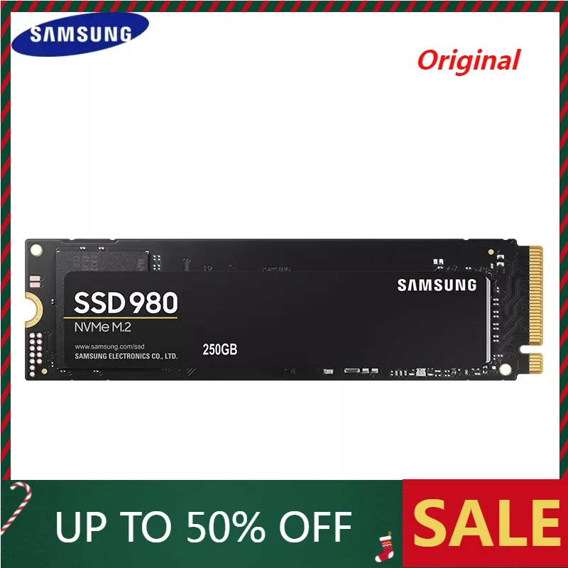 100 % Original SAMSUNG SSD 980 NVMe M.2 250 GB 500 GB 1 TB interne Solid State HDD M2 2280 TLC PCIe Gen 3,0 x 4 für Computer PC Image