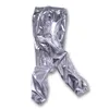 Silber Metallic Joggerhose Jazz Hip Hop Tanzhose 8Xl Größe