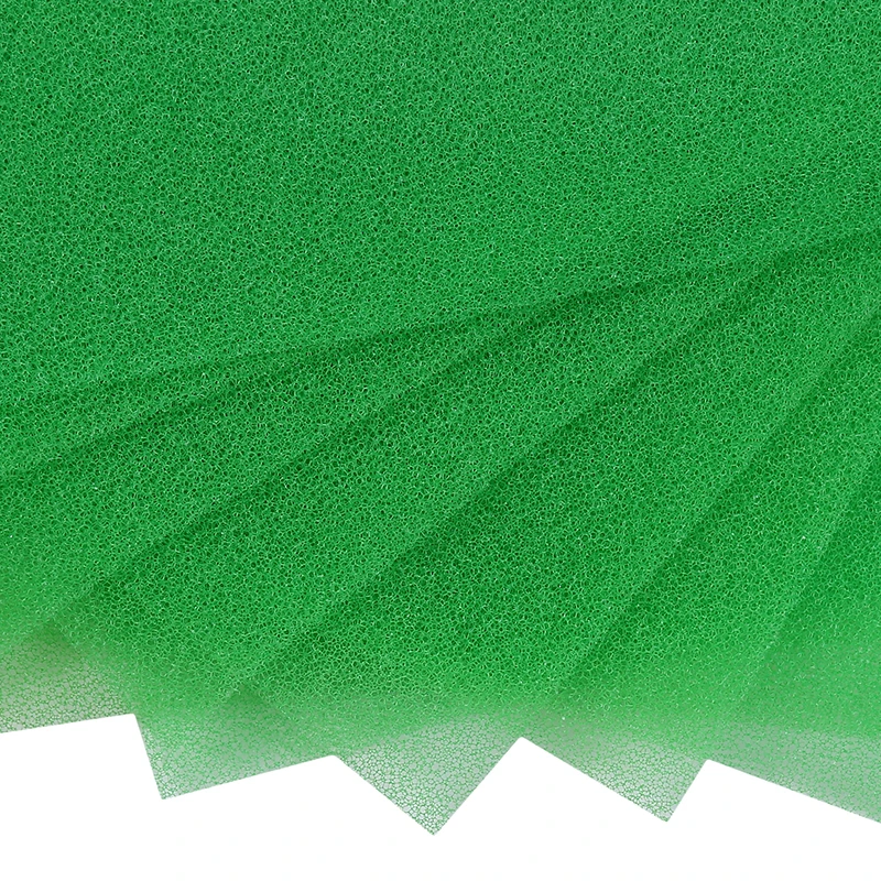 10PCS Grün Filtration Schaum Aquarium Aquarium Biochemische Filter Schwamm Pad Skimmer Kühlschrank Reinigung Schwamm Versorgung Tank Image