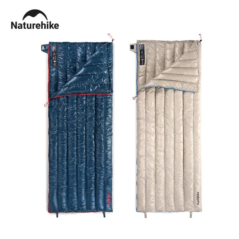 Naturehike CW280 CWM400 Schlafsack mit Entendaunen, ultraleicht, wasserdicht, spleißbar, tragbare Schlafsäcke für Outdoor-Wanderungen Image