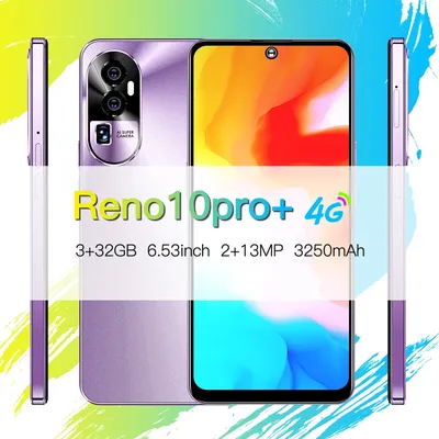 Global VER Reno10 pro 4G Smart Phone Quad-core 3GB+32GB 6.53 Inch Mini Smart phones Android Mobile