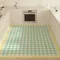 Carpet for Kitchen Floor Mat Large Pvc Waterproof Leather Carpets Oil-proof Non-slip Foot Mats Green Plaid Home Decoration Rugs