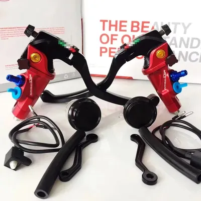 Motorcycle 22mm CNC Brake Pump Clutch Lever Master Cylinder Cylinder Hydraulic Pump Tank for Honda Yamaha Kawasaki Suzuki