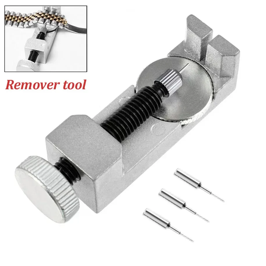 Uhren armband Reparatur werkzeug Armband Einstell länge Werkzeug mit Uhr Stift Band Armband Link Pin Werkzeug Entferner einfach zu entfernen einstellen Image