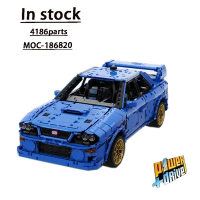 MOC-186820 blaue neue 22b Stigt Supersport wagen Baustein Modell 4186 Teile Moc kreative Kinder Image