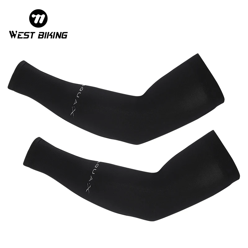 West Biking Eis Seide Sport Arm Ärmel Radfahren Sonne UV-Schutz Outdoor-Reisen Laufen Fitness studio Fitness coole Sommer Arm Ärmel