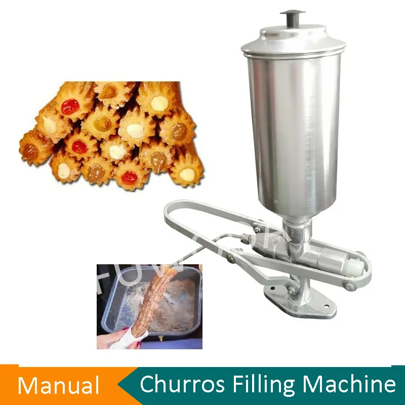 Quetsch füllung Marmeladen füll maschine Quetsch füllung manuelle Marmeladen füllung 1,8 l Füll maschine spanische Churros Füll maschine Image