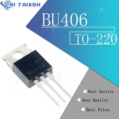 10 teile/los neuer bu406 to-220 npn Schalt transistor Image