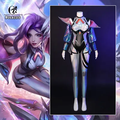 Rolecos Lol Kampf Taube Seraph ine Cosplay Kostüm Spiel Lol Anima Squad Seraph ine Cosplay Outfit Image