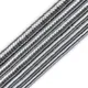 Silver Color Flat Round Coin Hematite Natural Stone 3/4/6/8mm Spacers Loose Beads For Jewelry Making Diy Bracelets Accessories