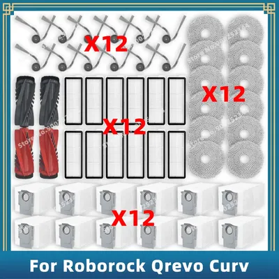 Kompatibel für ( Roborock Qrevo Curv ) ersatzteile zubehör hepa filter mop tuch staubbeutel Image