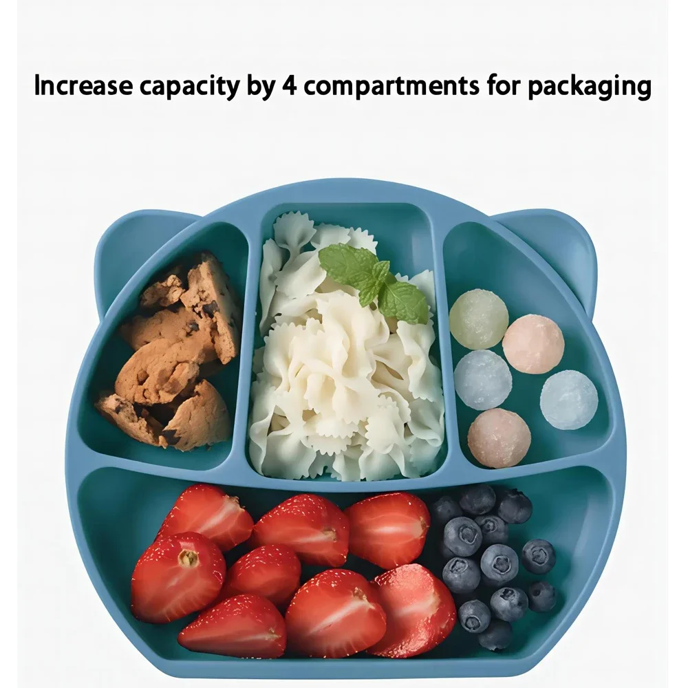 Silikon Bowlbaby Bowlall-in-One Saugnapf Kinder Essen Training Bowl Mutter und Baby Produkte Image