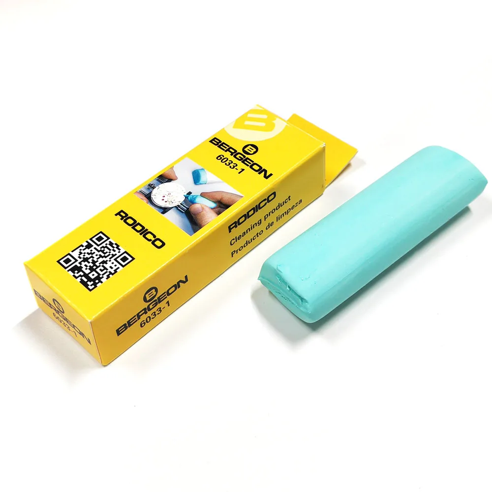 6033 7033 Yeşil Gri Saat Toz Giderme Aracı Rodico Macun Saat Kadranı Temizleyici Saatçiler Için 1 adet Image