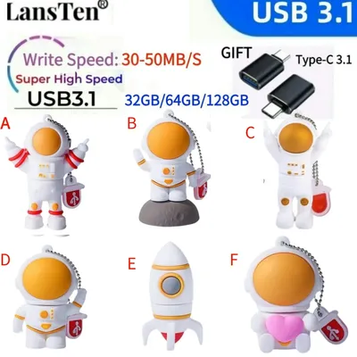Lansten USB-Flash-Laufwerk USB 3,1 Pen drive 8GB 16GB 32GB 64GB 128GB Flash-Speichers tick mit USB Image