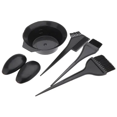 5 Stücke Friseur Pinsel Schüssel Combo Salon Haarfarbe Farbstoff Tönung Werkzeug Set Kit