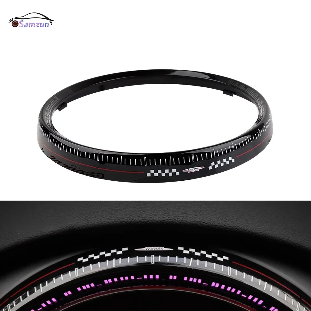 Mittelkonsole Bildschirm Dekorative Rahmen Navigation Abdeckung Für MINI Cooper F54 F60 2018-2024 Clubman Countryman Auto Zubehör Image