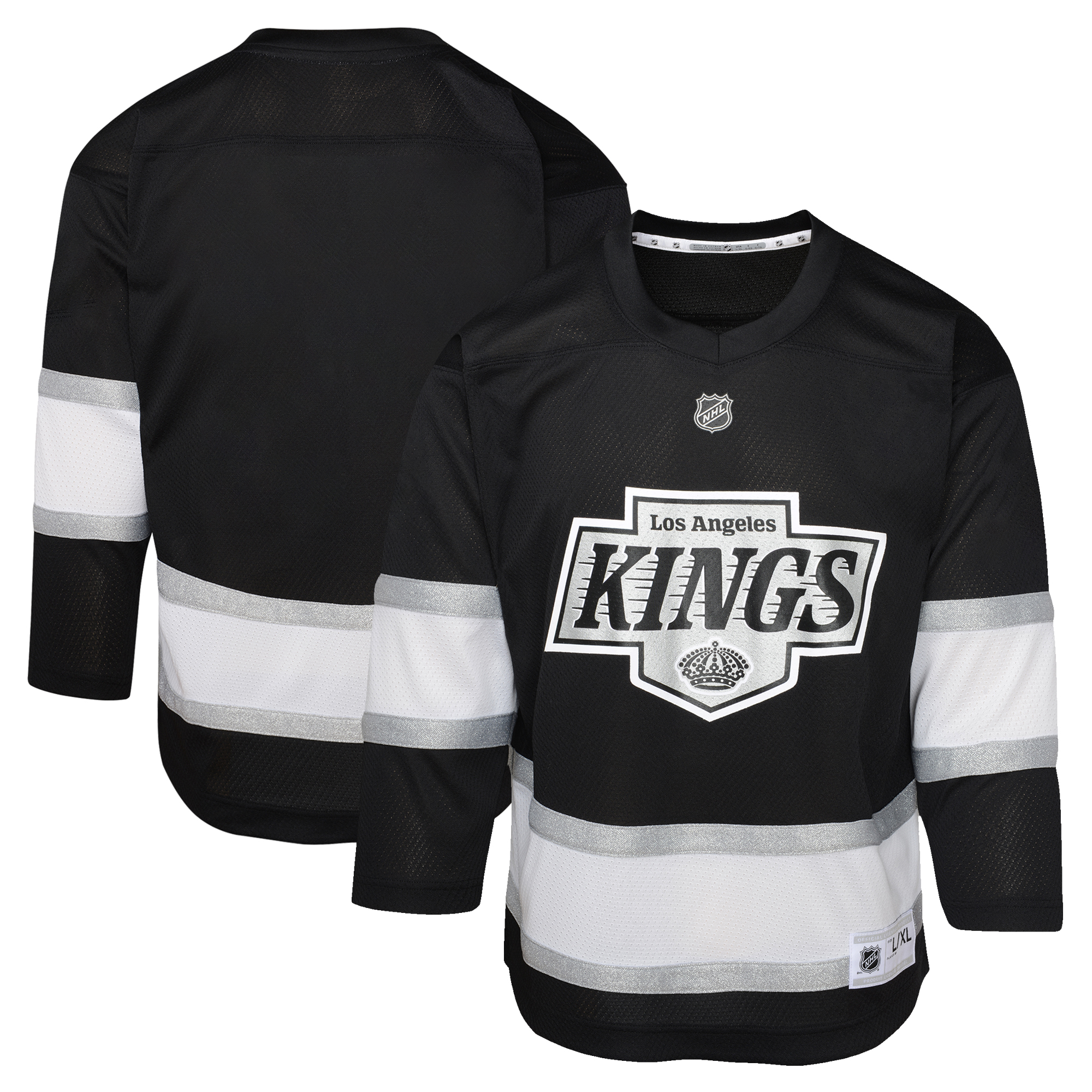 Schwarzes Los Angeles Kings-Heimtrikot für Kleinkinder Image