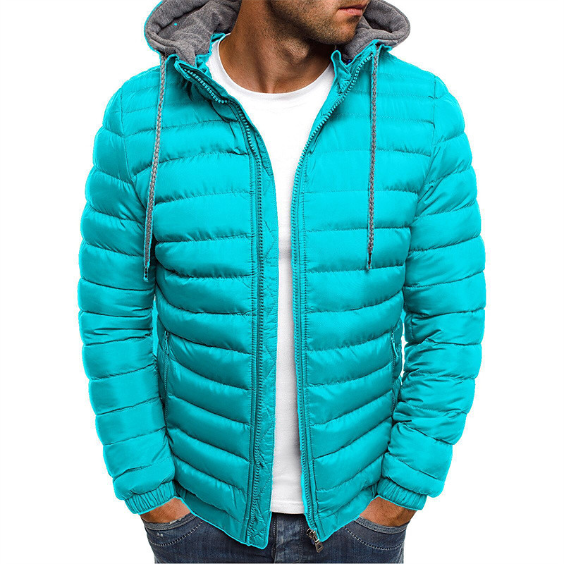 Men's Quilted Jacket Puffer Jacket Puffer Winter Jacket Winter Puffer Coat Winter Autumn / Fall Outdoor Insulated Packable Lightweight Outerwear Windbreaker Jacket Lightweight Puffer Jacket Full Zip