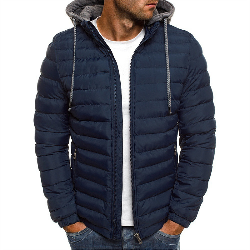 Men's Quilted Jacket Puffer Jacket Puffer Winter Jacket Winter Puffer Coat Winter Autumn / Fall Outdoor Insulated Packable Lightweight Outerwear Windbreaker Jacket Lightweight Puffer Jacket Full Zip