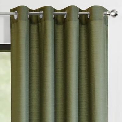 Medford Grommet Curtain Panel Cypress, 52 x 84, Cypress