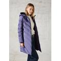 Steppmantel CECIL, Damen, Gr. XXL (46), lila (stormy violet), Stoff, 100% Polyester, unifarben, casual, normal hüftbedeckend, ohne Ausschnitt, Langarm Bündchen, Mäntel, mit Kapuze