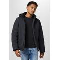 Blouson STREET ONE MEN, Herren, Gr. S (38), grau (ash grau melange), Stoff, Obermaterial und Futter: 100% Polyester, unifarben, casual, gerade normal, ohne Ausschnitt, Langarm Bündchen, Jacken, mit Brusttasche